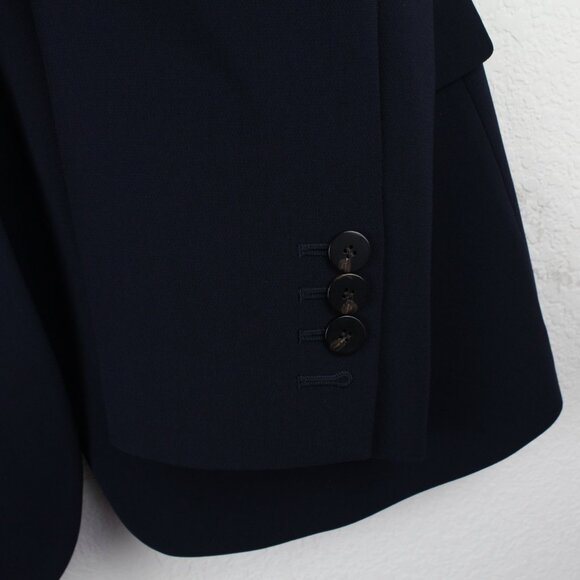 NWT Theory Staple Blazer in Admiral Crepe, Deep Navy - Picture 8 of 12